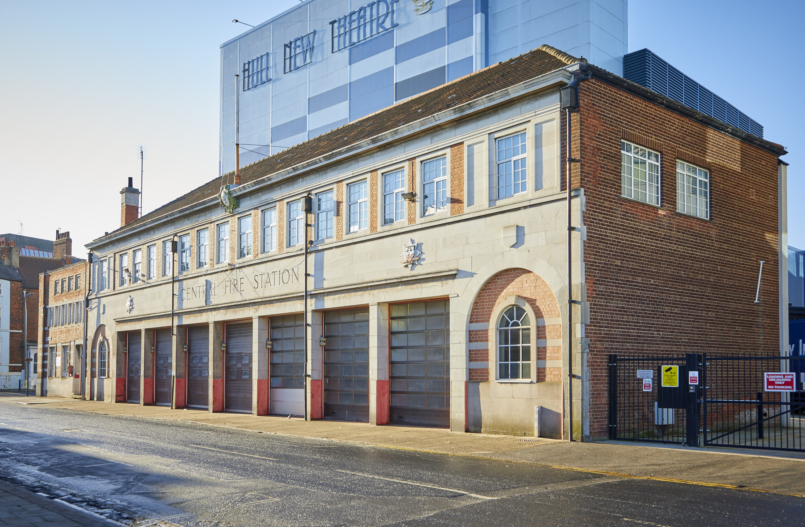 An external view of Hull's Central Fire Station, which Sewell Construction have been revamping